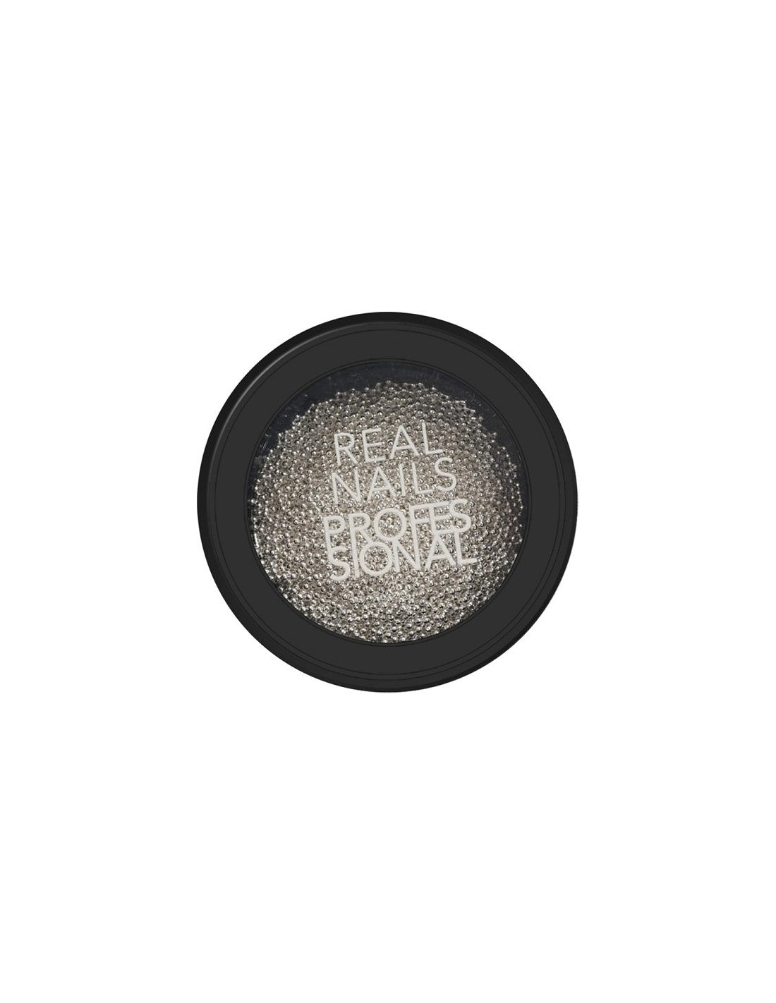 real nails caviar argento