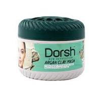 Maschera viso all'argilla e olio di argan Dorsh 400 g
