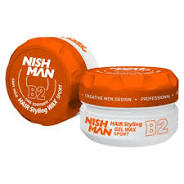 NISH MAN HAIR STYLING GEL WAX B2