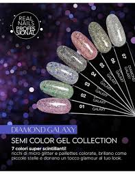 real nails semi color gel collezione diamond galaxy 12ml