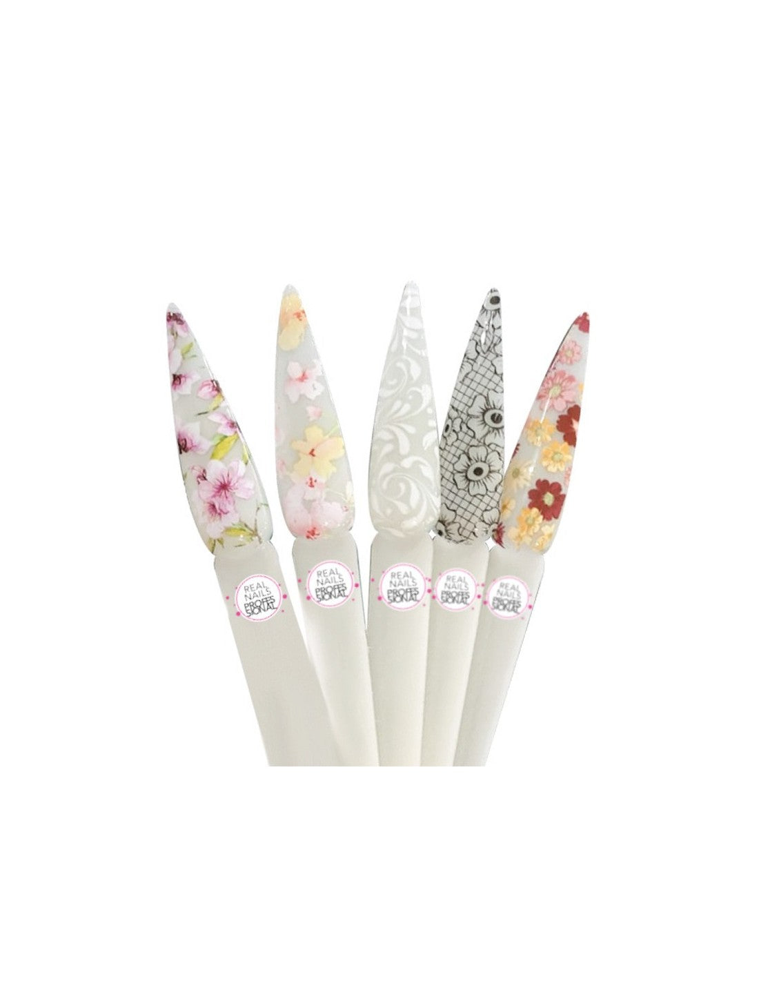 real nails foil set 6 5pz