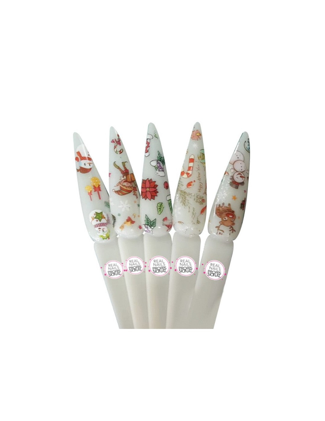real nails foil set 9  5pz