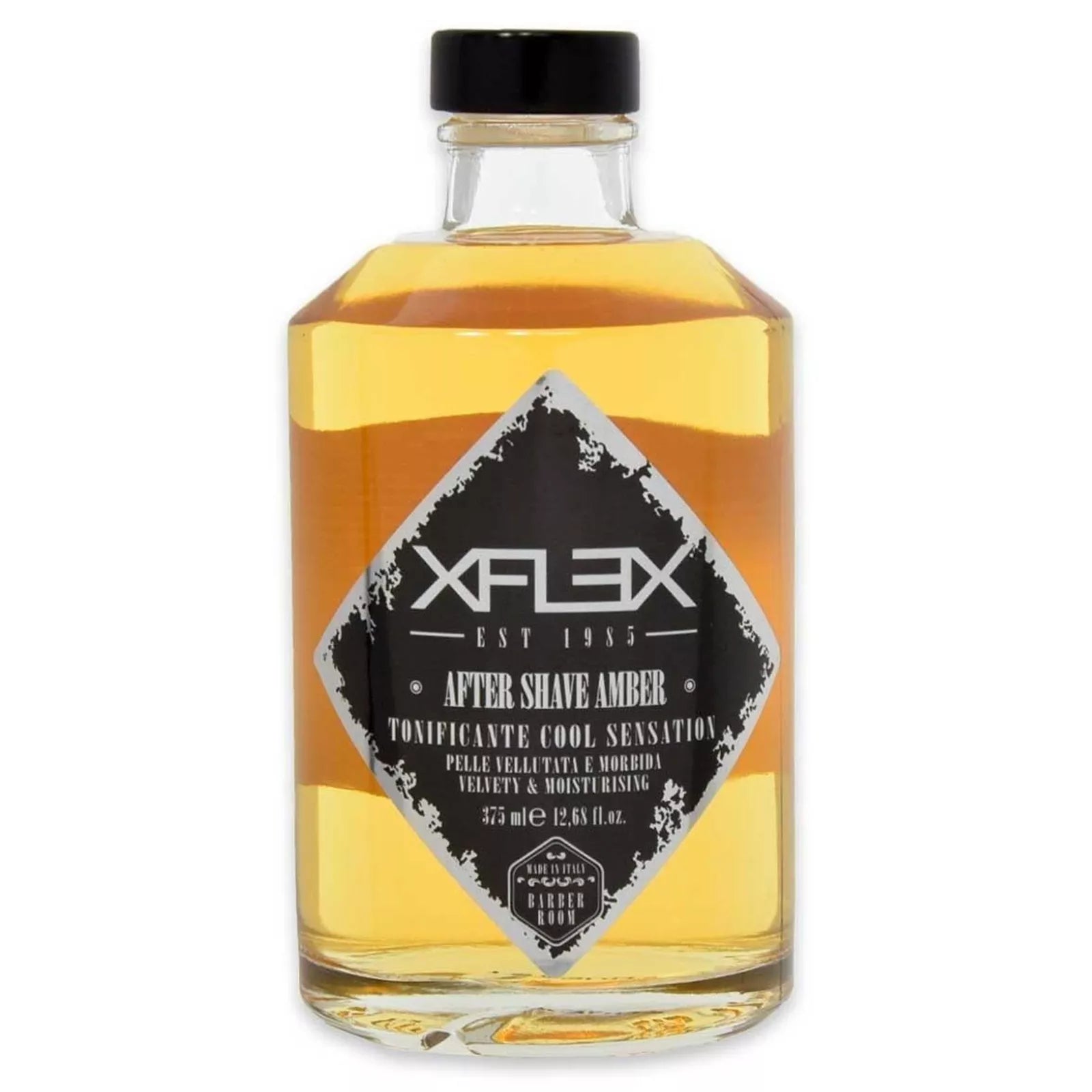 XFLEX AFTER SHAVE AMBER DOPOBARBA 375ML LOZIONE TONIFICANTE COOL SENSATION