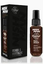NISHMAN Profumo per Barba e Baffi - Adonis 75ml - Fragranza Rinfrescante e Duratura per la Cura della Barba - Profumo Ideale per la Cura Quotidiana di Barba e Baffi